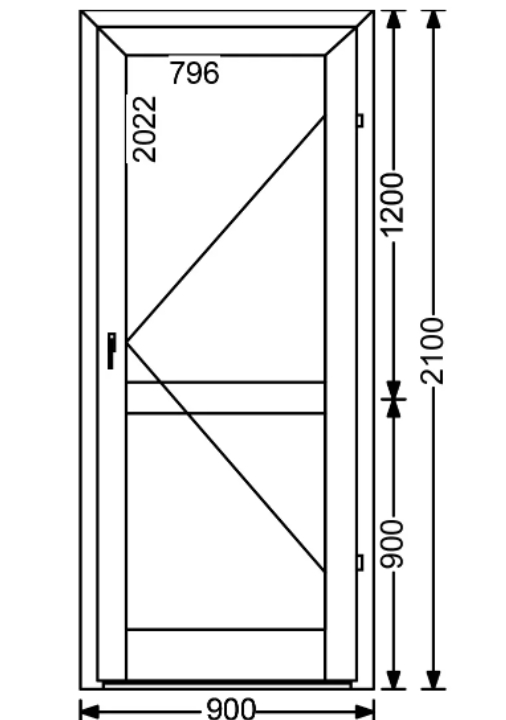 Размеры входной двери: ширина и высота