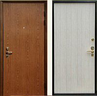 Шумоизоляционная дверь с ламинат покрытием внутри и снаружи ВЛД 010