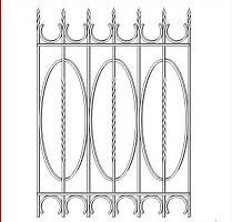 Кованая решетка РК 011