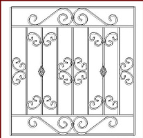 Кованая решетка РК 009