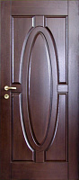 Железная дверь с отделкой МДФ венге с шумоизоляцией ВФД 001
