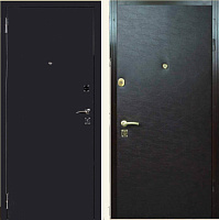 Внутренняя дверь в квартиру с порошковым покрытием и винилискожей ПН-1