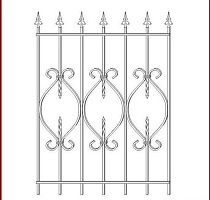 Кованая решетка РК 026