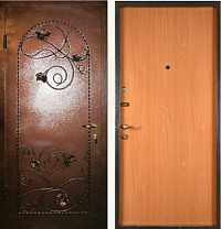 Ламинированная входная дверь Порошковое напыление с шумоизоляцией ВПКД 004