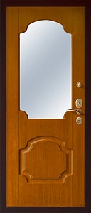 Входная дверь ВФЗД 016 коричневая