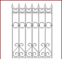 Кованая решетка РК 016
