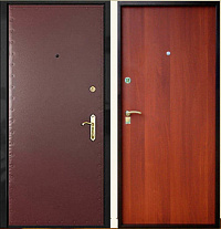 Ламинированная входная дверь Винилискожа с шумоизоляцией ВЛД 002