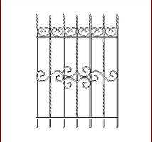 Кованая решетка РК 020