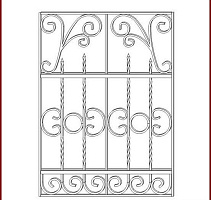 Кованая решетка РК 005