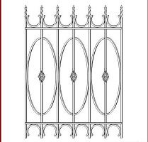 Кованая решетка РК 012