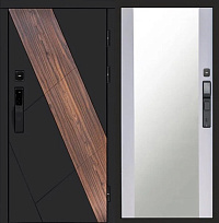 Входная дверь смарт 019 + Зеркало с шумоизоляцией