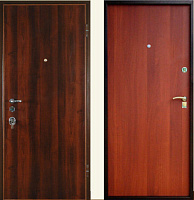 Дверь ламинированная с двух сторон + шумоизоляция минеральная вата ВЛД 006