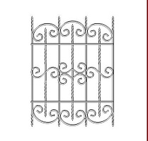 Кованая решетка РК 022