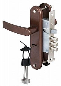 Замок на входную дверь врезной ЗВ9-6/13 (КЛП5-85).РФ61-002.Ш3.У4 /77311/