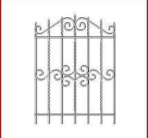 Кованая решетка РК 018