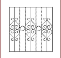 Кованая решетка РК 027