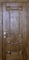 Дверь входная для частного дома из МДФ шпон со звукоизоляцией ВФД 024