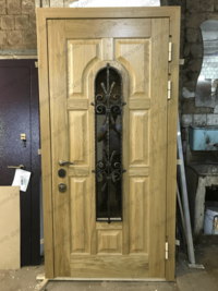 Входные двери со стеклом в частный дом - производство Клинские двери
