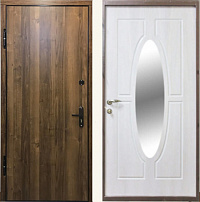 Ламинированная входная дверь МДФ шпон с шумоизоляцией ВЛД 003